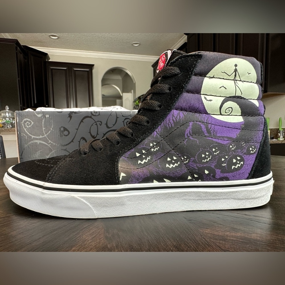 Nightmare before Christmas x Vans Sk8 Hi Jack’s Lament